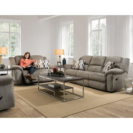 Casual Reclining Living Room Group